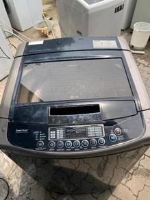 13kg Automatic LG Black Washing Machine Mesin Basu