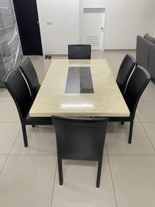 marble top dining table
