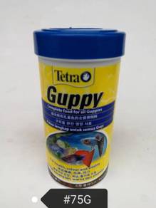 Tetra Guppy 75gram Fish Feed Food Aquarium Ikan
