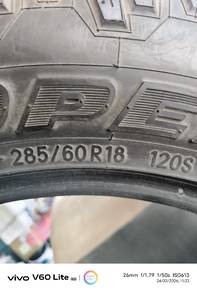 tyre 285/60R 18