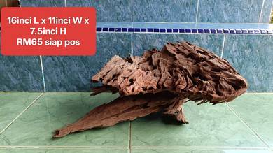 kayu aquascape fishtank bentuk unik