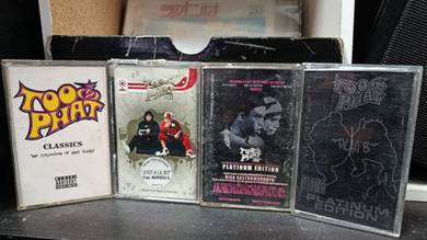 Too Phat Cassette Tapes set of 4 indo press