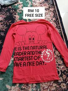 Sweatshirt Red Mickey