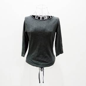 Tommy Hilfiger Quater Sleeve Grey Top