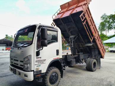lorI Isuzu 4 x 4 STEEL JET/TiPper Bdm 7000kg Green