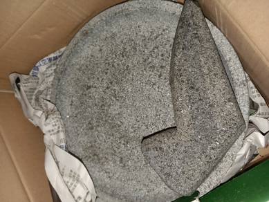 Cobek Batu & Ulekan Stone Mortar and Pestle Set