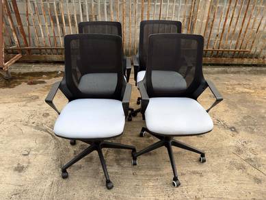 Highback Mesh Kerusi Office Chair Fabric