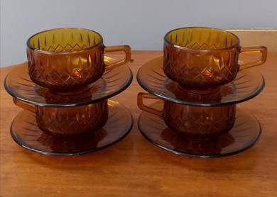 Cawan piring antique retro cup saucer 4
