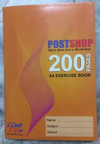 PostShop A4 Exercise Book / Buku Nota A4SingleLine