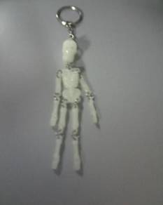 Glow In The Dark - Skeleton Keychain