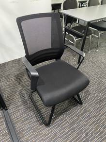 Black Mesh Back Office Chair with Armrests
