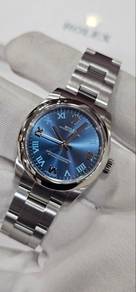 Rolex Oyster Perpetual 177200 Sunshine Blue Dial