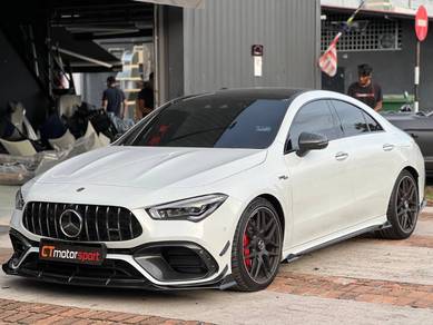 Mercedes W118 CLA45s Front Lip Dry Carbon Set Kit