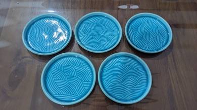 Sea wave small plate