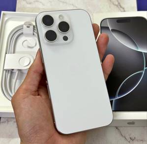Iphone 16 pro 128 gb whitee