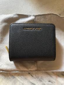 Charles and Keith Finley Zip Around Small Wallet