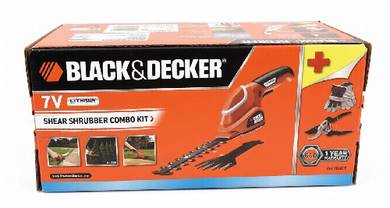 Black & Decker Shear Shrubber Grass Trimmer Cutter