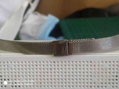Vintage Finesse 14k white golffilled watch bracele