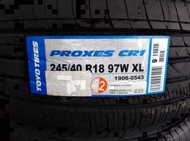 245/40/18 Toyo Proxes CR1 Tyre 2026 Tayar