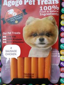Agogo Dog Treat Chicken Sausage 90gram Snack Food