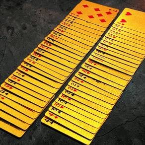 Luxury Gold Foil Poker Cards-Smooth & Shiny Finish