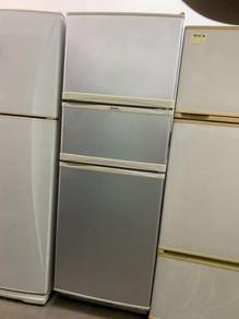 Ice Refrigerator Silver Peti Sejuk Fridge Ais Elba