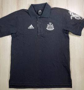 Adidas Newcastle United Black Collar Tee #BK Used