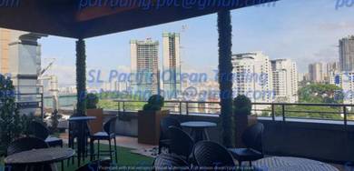Outdoor Balcony Transparent Blinds