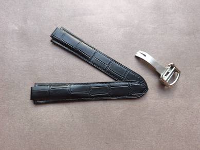 CARTIER Ballon Bleu 42mm Croc Leather Watch Strap