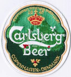 Carlsberg Beer Beverage Alcohol Drink Patch Badge