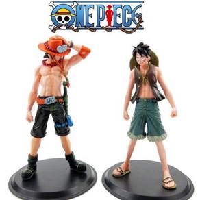 One Piece Luffy vs Ace Figurine Toy (2pcs/set)