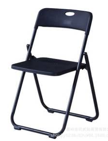 Black Hitam Kerusi Lipat Foldable Fold Chair
