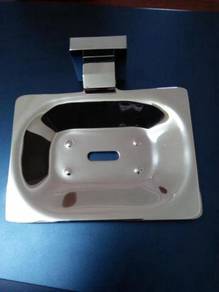Aluminium soap dish holder
