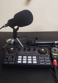 Sound card Maono AM200+Mic+ Mixer New Baxs MX04-BT