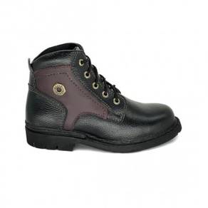 Saf Shoe Black Hammer Mid Black/Maroon Lace BH4683