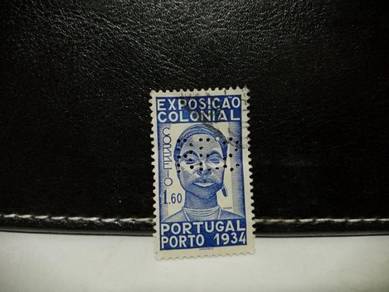 1934 Portugal Stamp Colony Exhibition People