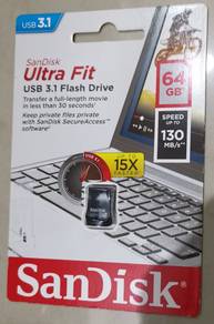 SanDisk Ultra Fit USB 3.1 Flash Drive 64GB