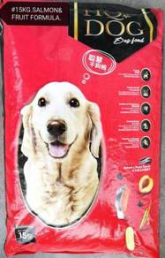 HQ Dog Food Makanan Anjing 15kg Salmon Fruit Ikan