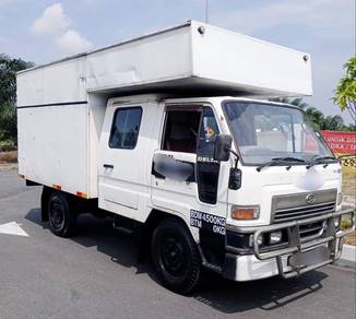 Lori daihatsu 1ton double cabin 2008 diesel hijau