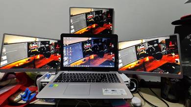 Portable Quad Monitor 