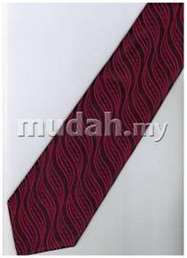 EPK07 Pink Black Quality Striped Formal Neck Tie