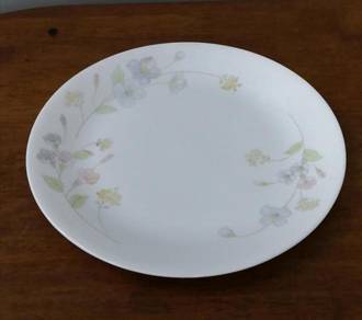 Corelle pastel bouquet dinner plate