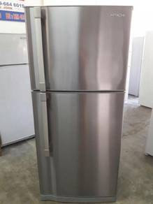 Chrome Refrigerator Hitachi Peti Sejuk Ais Fridge