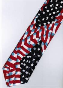 Patriotic American Flag #7 Cartoon Neck Tie