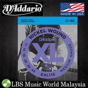 D'addario EXL115 Nickel Wound Electric Guitar