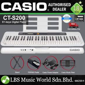 Casio CT-S200 61 Key Casiotone Electric Keyboard W