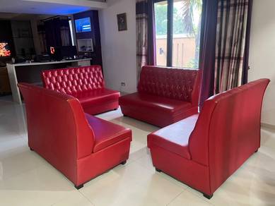 One Set Of Genuine Red Sofa to let go