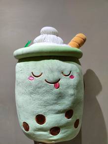 Bubble Milk Tea Plush Pillow (70cm) – Brand New 🧋