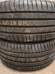 2nd Tyre 215/40/18 Pirelli P7 2024 80%