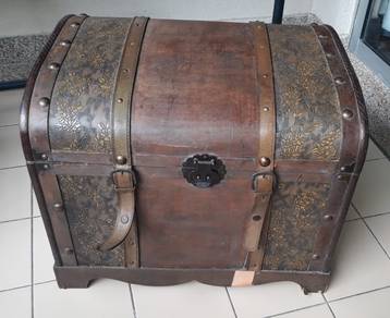 Rustic Vintage Wooden Box - 22 x 18 x 17 Inch